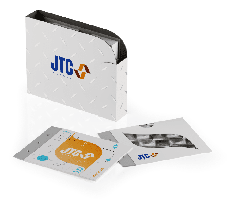 JTC Metals Colored Stainless Steel Sample Folder