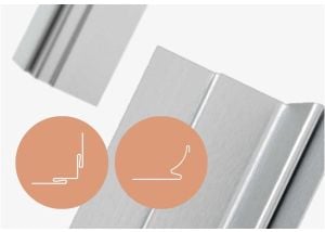 ECO Trim and PRO Trim Stainless Steel Inside Corner Profiles - JTC Metals