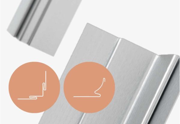 ECO Trim and PRO Trim Stainless Steel Inside Corner Profiles - JTC Metals